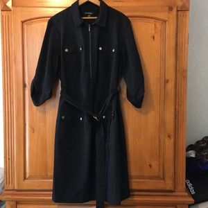 Beautiful black shirt dress! Size 18w EUC
